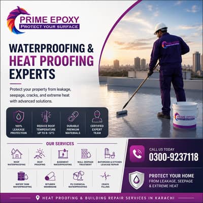 Roof Heat Protection & Roof Heat Proofing Services in Karachi
