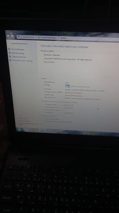 Acer Laptop.
