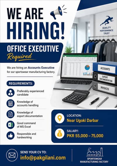 Office Executive Required