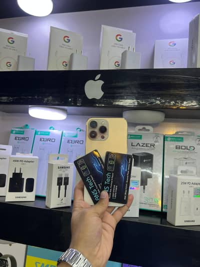 iPhone 14 pro max jv 265gb gold - 10/10 condition