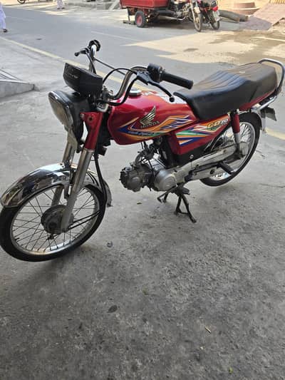 Honda Cd 70 2019 by 2020 model sticker