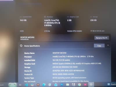 Selling my Lenovo laptop i7 16gb ram exchange possible