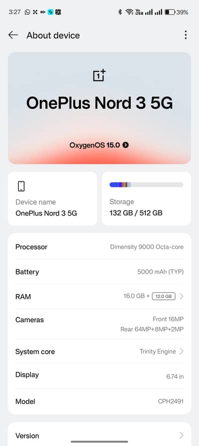 One Plus Nord 3
