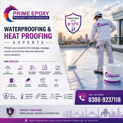 Roof Heat Proofing Services / Roof Cooling / Roof Insulation / Heat