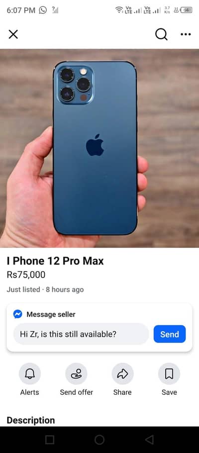 I phone 12 pro max