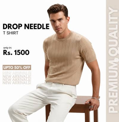 Men's shirt / branded t-shirts / comfortable and soft fabric shirts