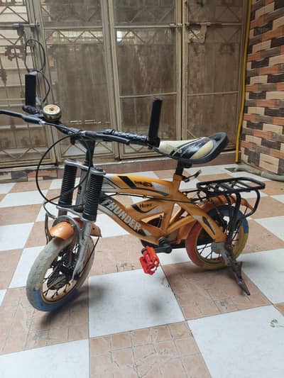 Thunder Hatak Speed  orange color kid cycle | New and welll maintained