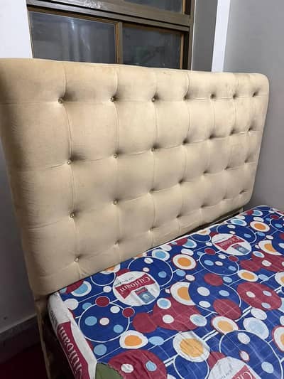 BED+ MATRESS + SIDE TABLE