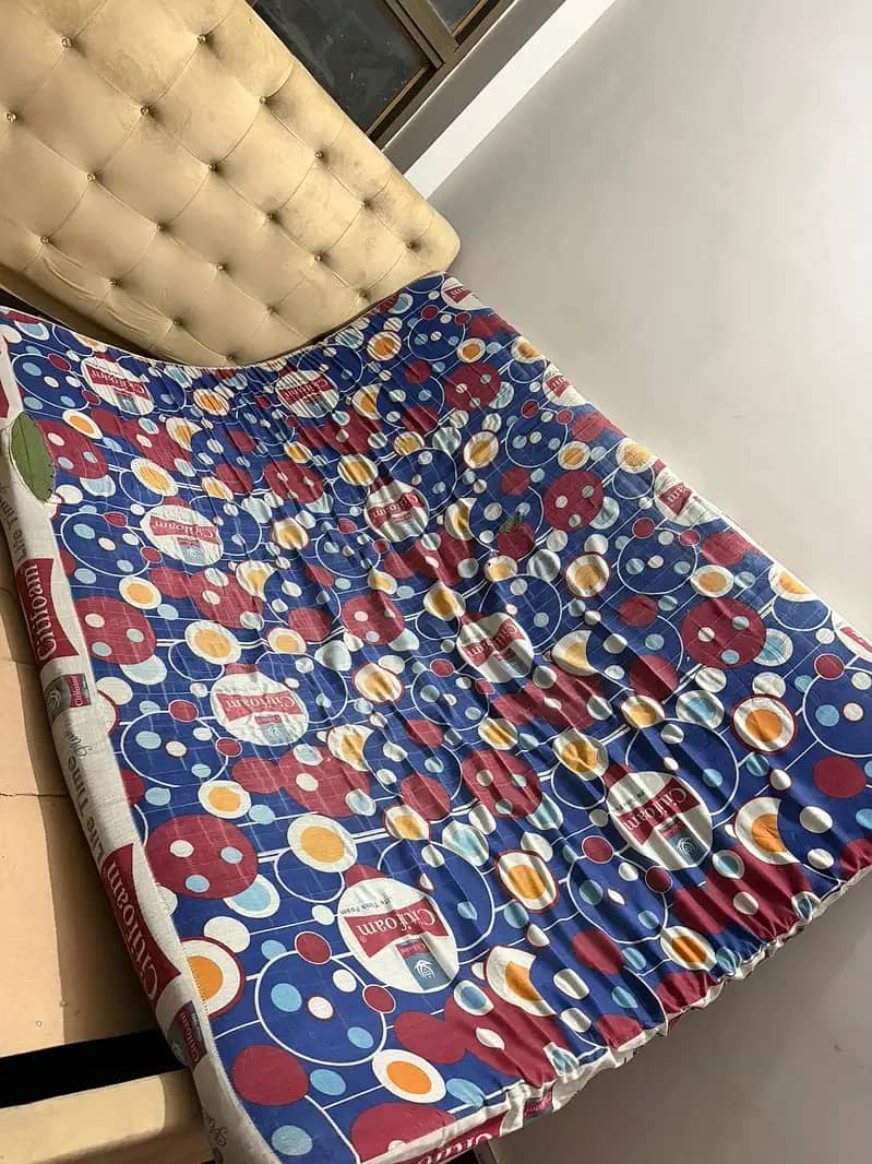 BED+ MATRESS + SIDE TABLE 1