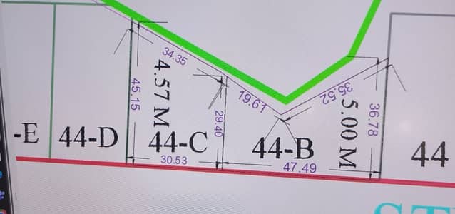 J - Block Residential 4.57 Marla Plot