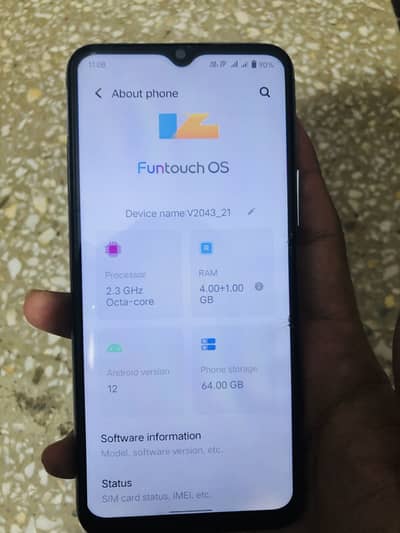 Vivo y20.4RAM  64GB