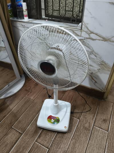 Chargeable and Moving Fan