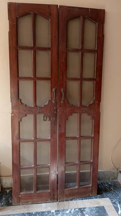 wood door jali wala /2 parts