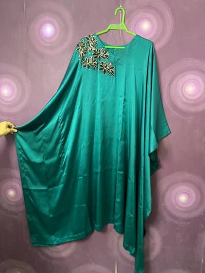 Teal kaftan