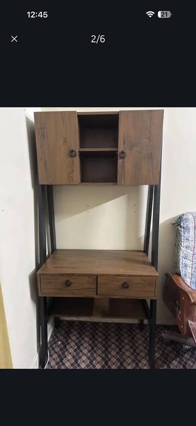brand new wood computer trolly