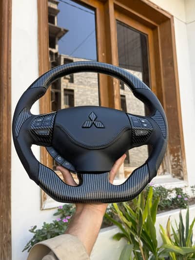 Mitsubishi Lancer Sports Multimedia Steering Wheel for  2007 2016