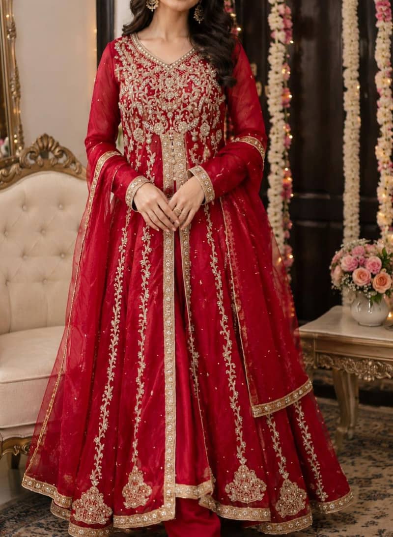 red maxi hand work 0