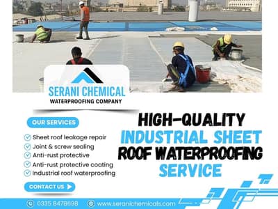 Roof Corrugated Shed Waterproofing | Roof Leakage Water Proofing