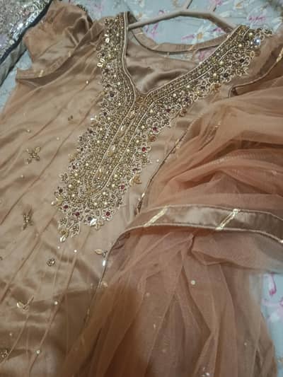 Sharara dreas 3piece new condition