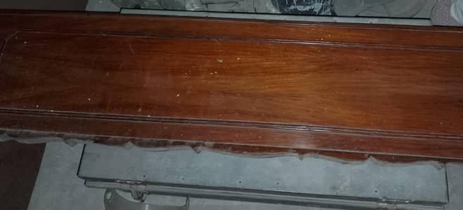 wooden used bed