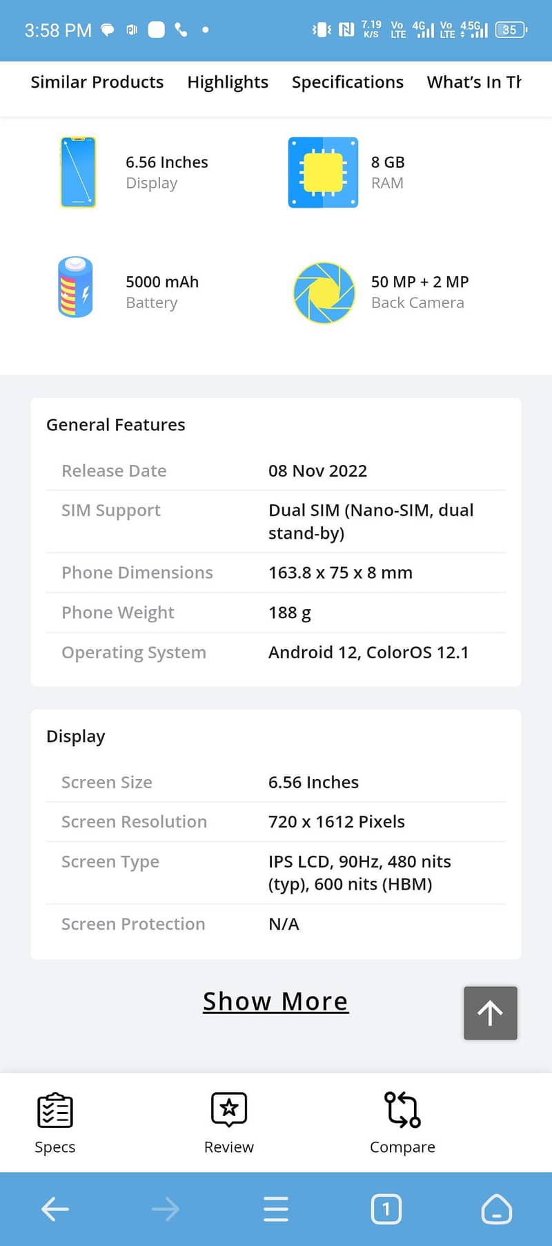oppo a58 1