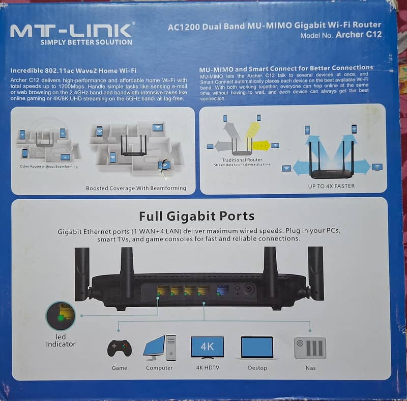 MT Link AC 1200 1