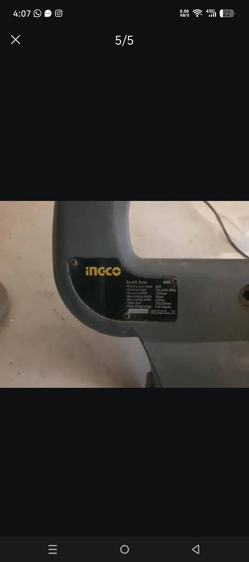 ingco scroll saw 4