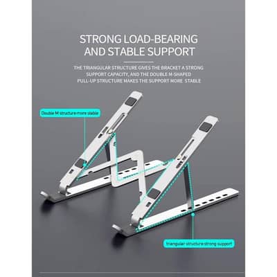 Premium Quality Laptop Stand 6in 1 - best for long work