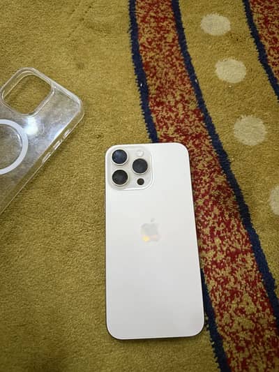 iPhone 16 Pro Max 256GB Non PTA HK 98% Box Desert Titanium With Box