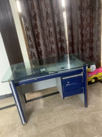 Office Table Blue Color