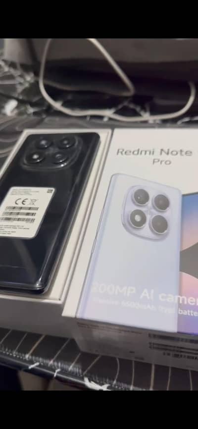 Redmi Note 14 Pro complete box