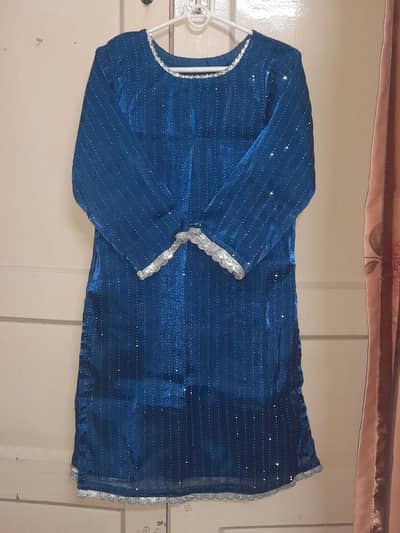 3 pics dress dark blue colour 
