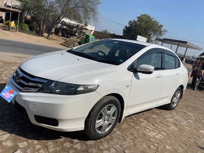 Honda city white colour 2011 model for sale.