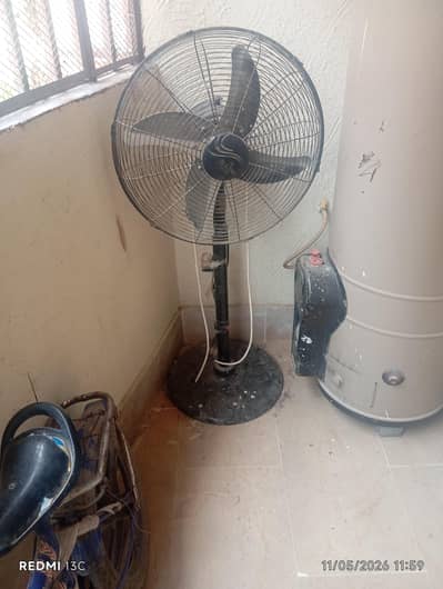 Charing fan without beetry