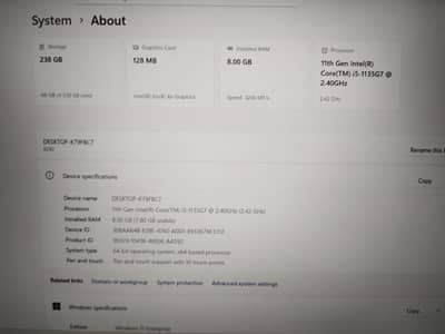 Lenovo yoga core i5 11 gen