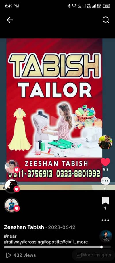 Tabish tailor