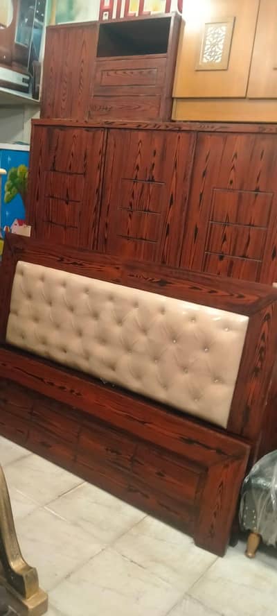 Wooden Cushion Bed Almari