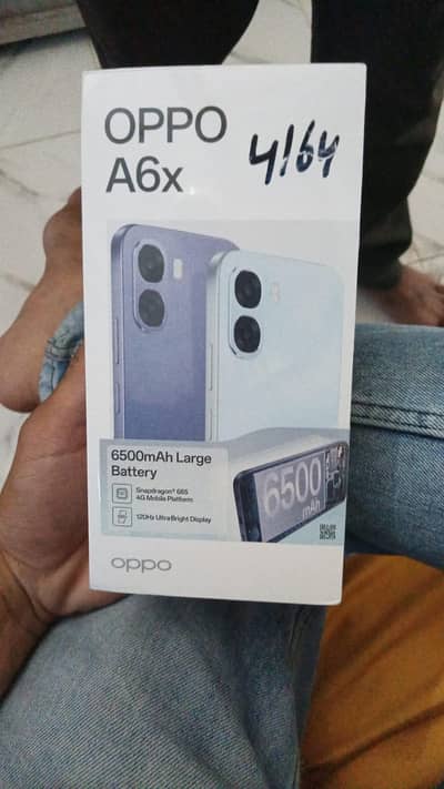 OPPO A6x Brand New Box Pack | 6500mAh Battery | 4GB/64GB