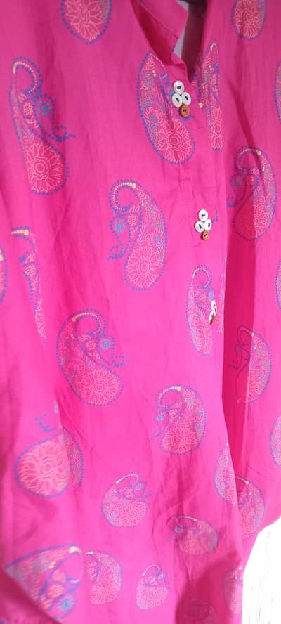 stitched lawn buggy style shirt
