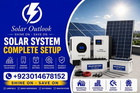 Solar system complete installation
