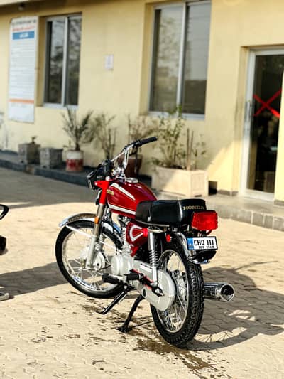 Honda 125 2024 model registered 2023 Islamabad number available best