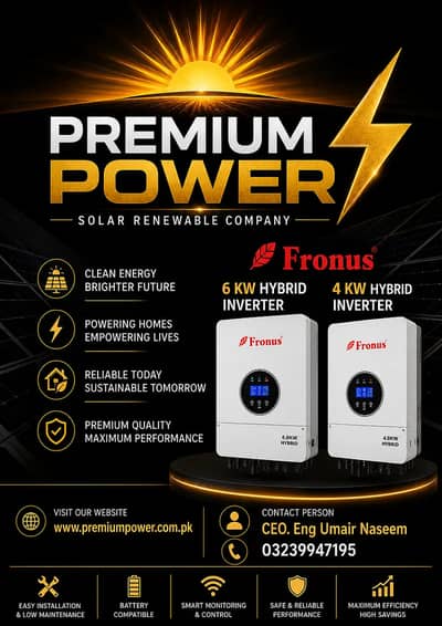 Fronus 4 kW Eco 4200 Infineon Reborn/Fronus 6 kW Infineon Reborn