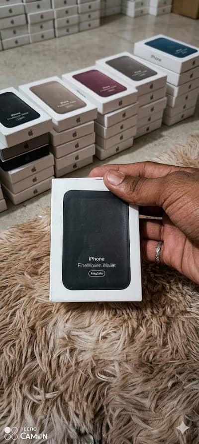iphone Fine woven Wallet with Magsafe-- premium magnetic wallet
