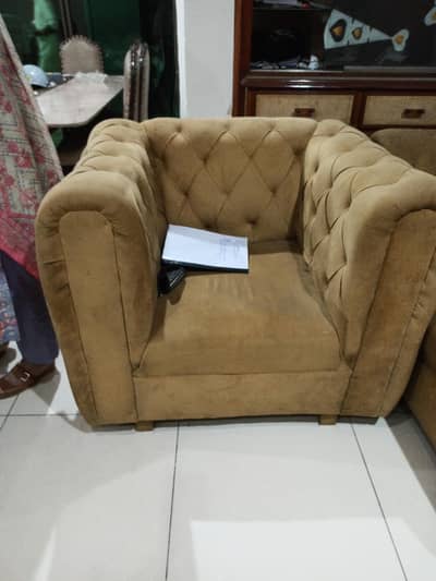 velvet sofa