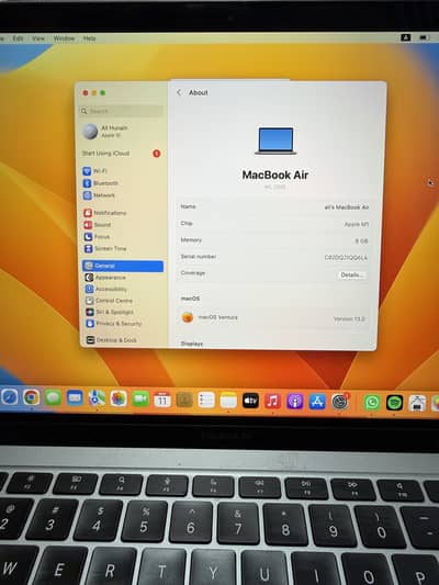 Apple macbook air m1 2020