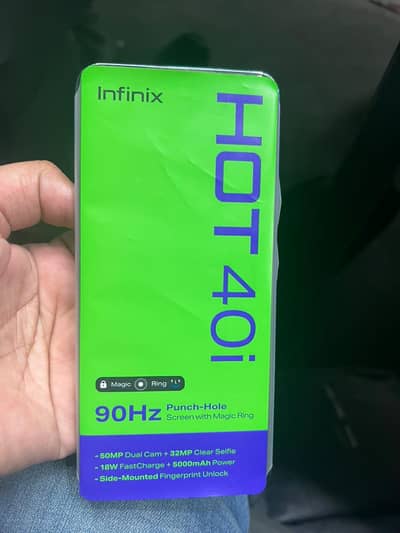 infinix hot 40i 8/128 condition 9/10