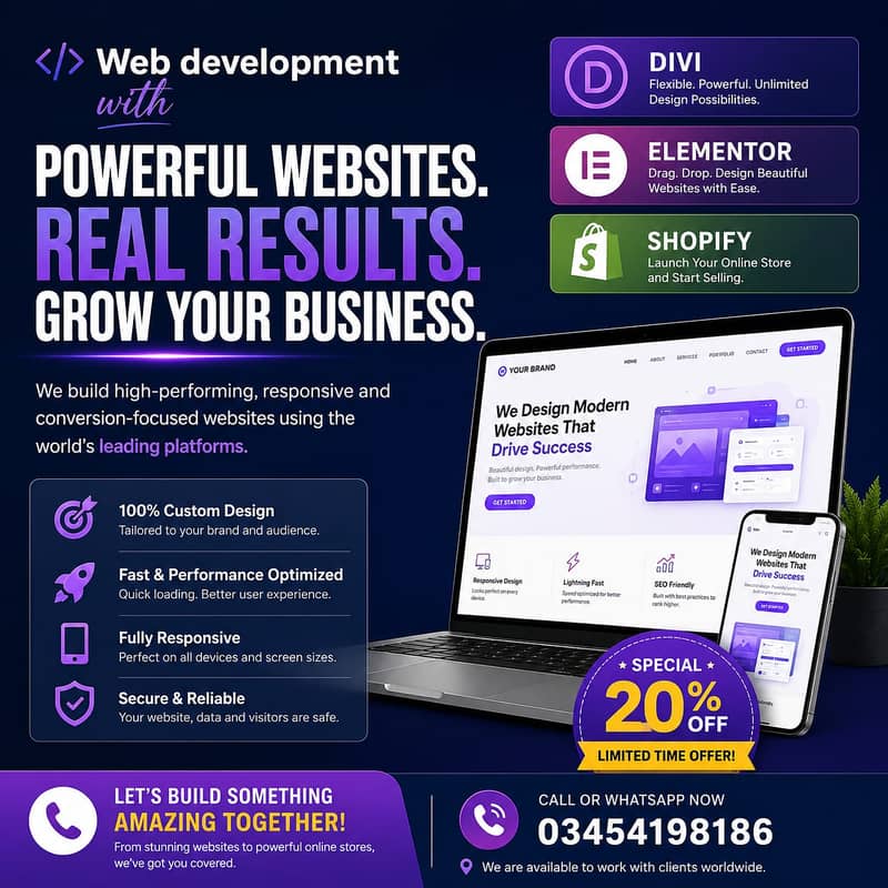 Professional Web Development Services Modern Website Design & Developm 0
