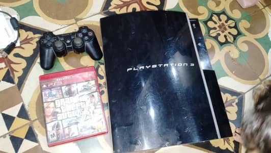 PlayStation 3 Fat Consule With 1 remote control and many games