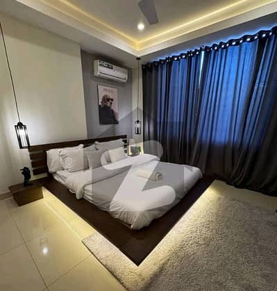Luxury 2 Bed Fully Furnished Apartment For Rent In Sector D, Bahria Town Lahore Prime Location Ready To Move
