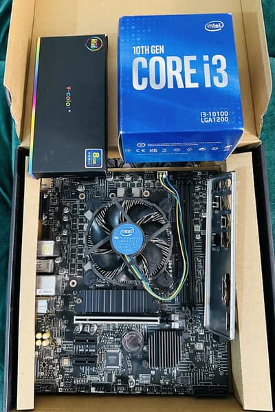 MSI B560M-A PRO Core i3 10100 8GB DDR4-3200 RGB
